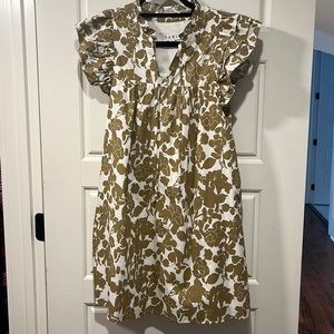 THML flutter sleeve dress